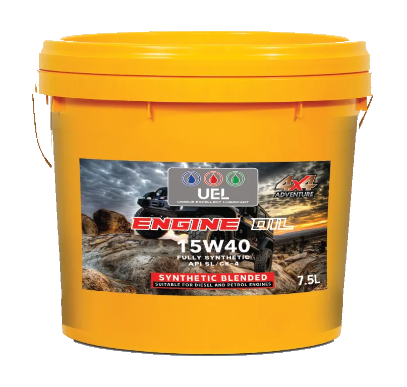 UEL Engine Oil 15W-40 Synthetic Blended 7.5L