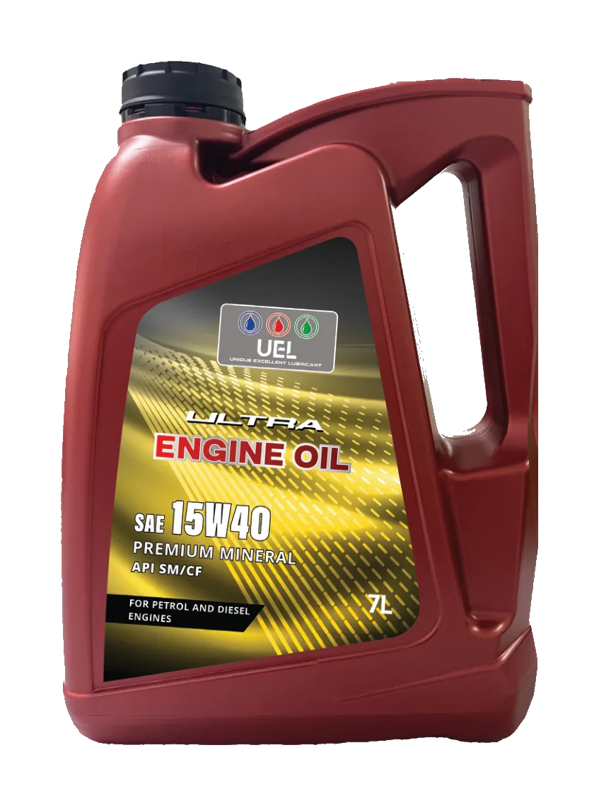 UEL Ultra Engine Oil SAE 15W-40 Premium Mineral 7L