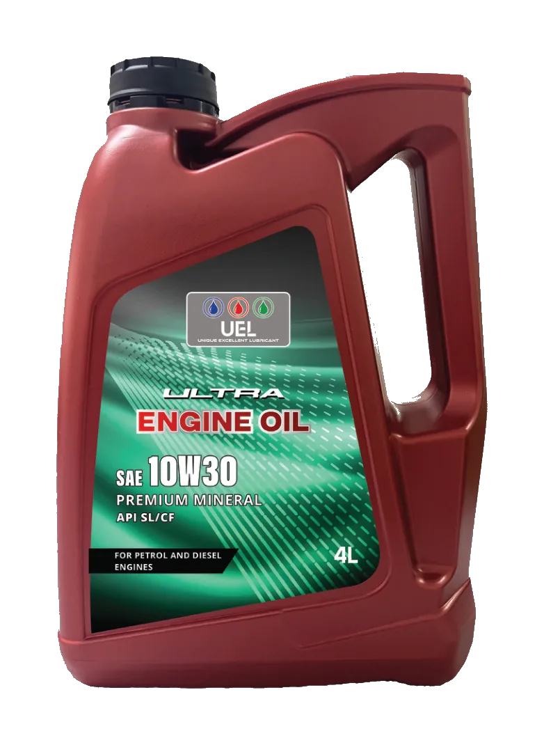 UEL Ultra Engine Oil SAE 10W-30 Premium Mineral 4L